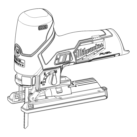 Milwaukee M12 FUEL FJS Operator's Manual