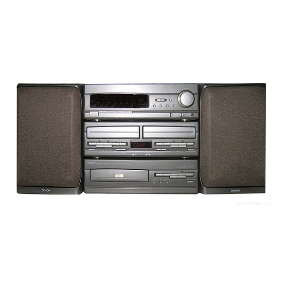Denon D-60 Operating Instructions Manual