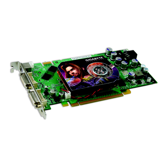 Gigabyte GV-NX79X512DB-ED-RH Manuals