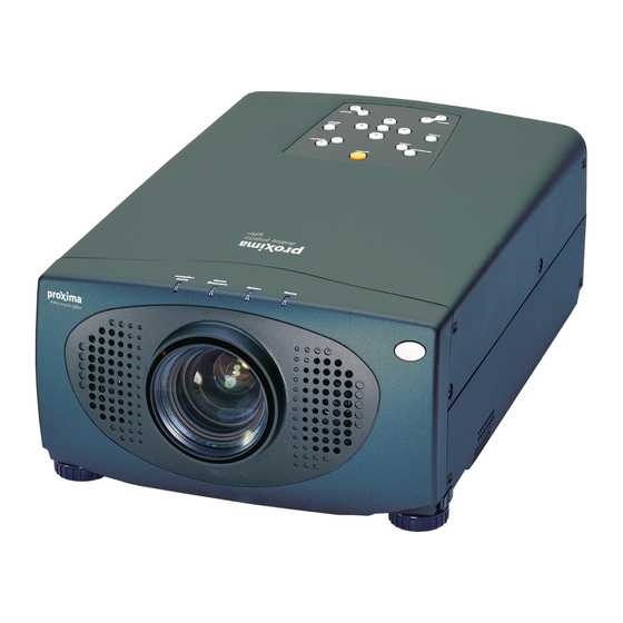 Proxima Desktop Projector 9260 Manuals