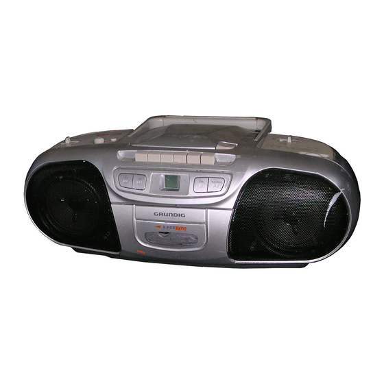Grundig K-RCD 120 Service Manual