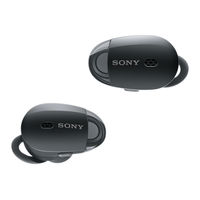 Sony WF-1000X Reference Manual