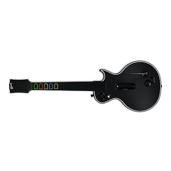 Activision Guitar Hero Wireless Les Paul Instruction Manual