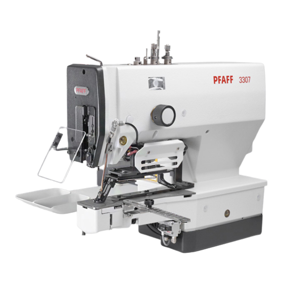 Pfaff Industrial 3307-1 Series Instruction Manual