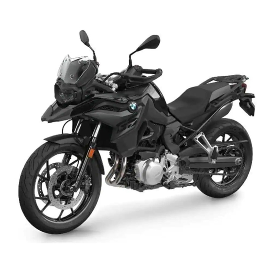 BMW Motorrad F 750 GS Rider's Manual