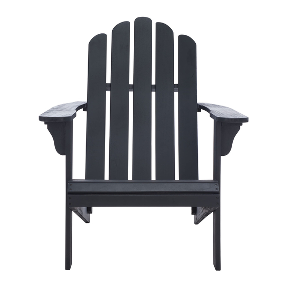 Safavieh Outdoor Topher Adirondack PAT7027 Assembly Instructions