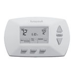 Honeywell PROGRAMMABLE THERMOSTAT RTH6350 Quick Installation Manual