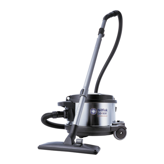 Nilfisk-Advance GD 930 Vacuum Cleaner Manuals