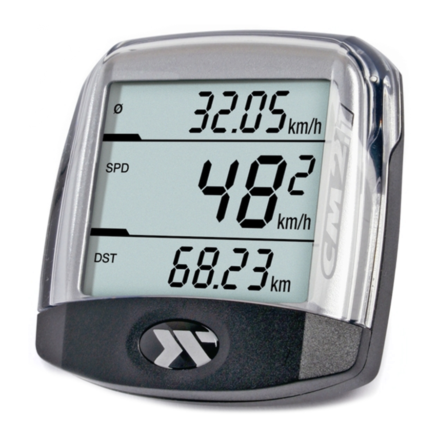 CICLOSPORT CICLOMASTER CM 2.1 - Bike Computer Manual