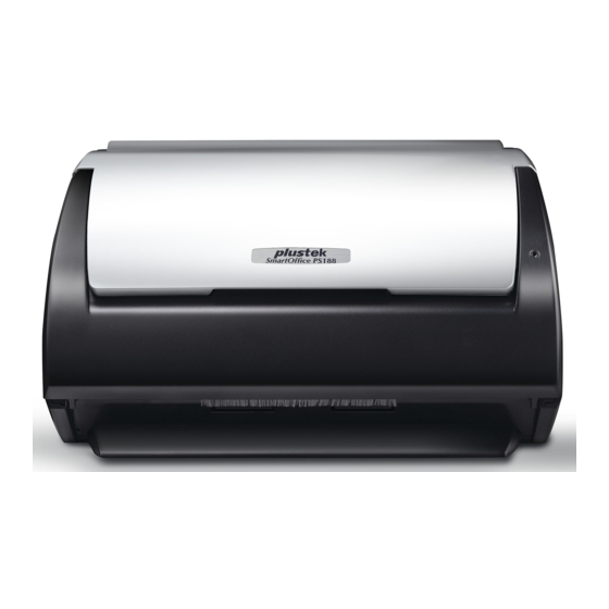 Plustek SmartOffice PS186 Quick Start Manual