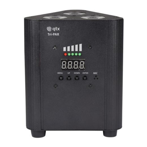Qtx Tri-PAR User Manual