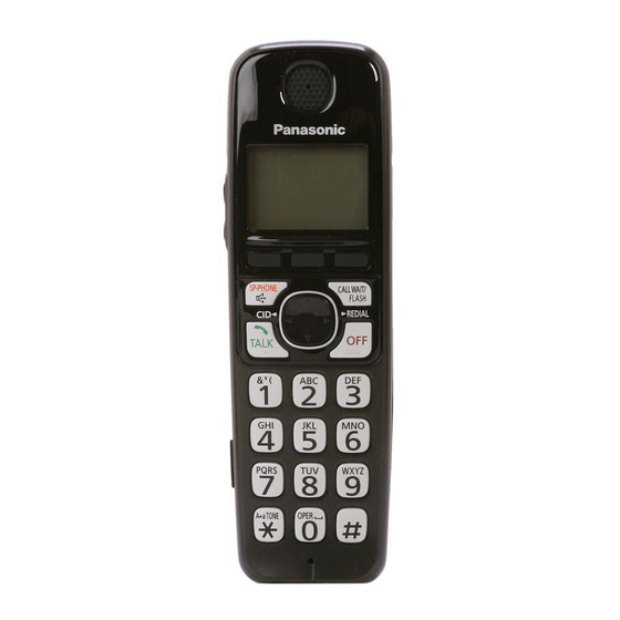 Panasonic KX-TG4771 Operating Instructions Manual