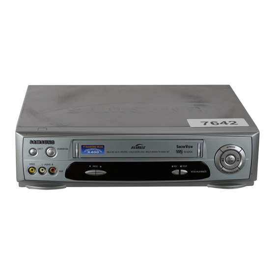 Samsung SV-530X Instruction Manual