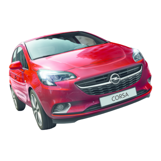 Opel CORSA Infotainment Manual
