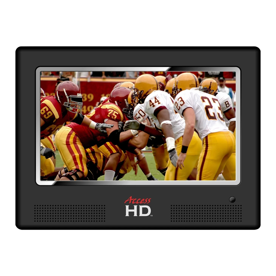Access HD PTV 7000 Owner's Manual