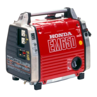 Honda EM650 Owner's Manual