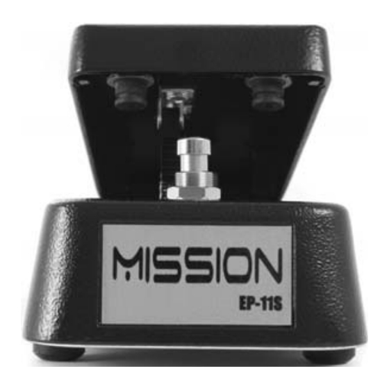 Mission EP-11S User Manual