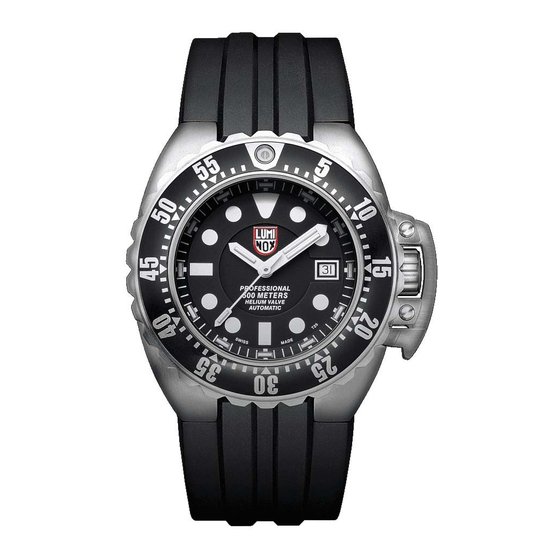 Luminox Deep dive 1500 series Watch Manuals