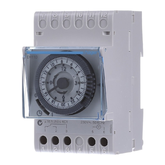 hager EH 110 User Instructions