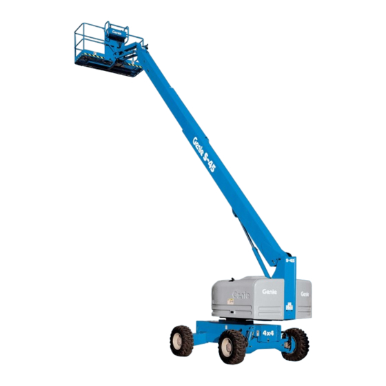 Terex Genie S-40 Maintenance Manual