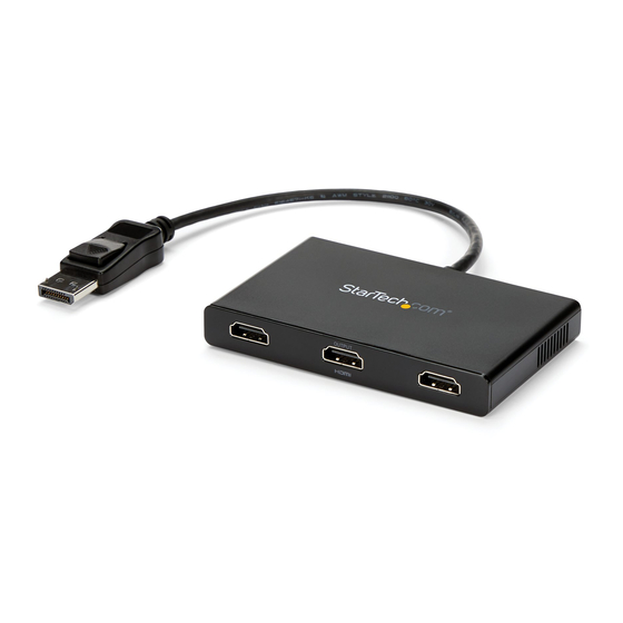 StarTech.com MSTDP123HD Quick Start Manual