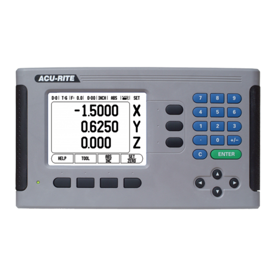 ACU-RITE 200S Step-By-Step Instructions