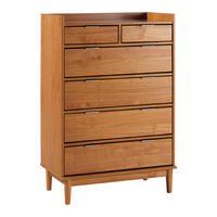 Walker edison Lee Mid-Century Modern Wood Dresser LEEBDCA-T Manuals | ManualsLib Walker edison Lee Mid-Century Modern Wood Dresser LEEBDCA-T Manuals | ManualsLib