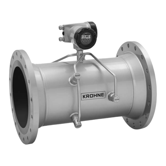 KROHNE OPTISONIC 3400 Quick Start Manual