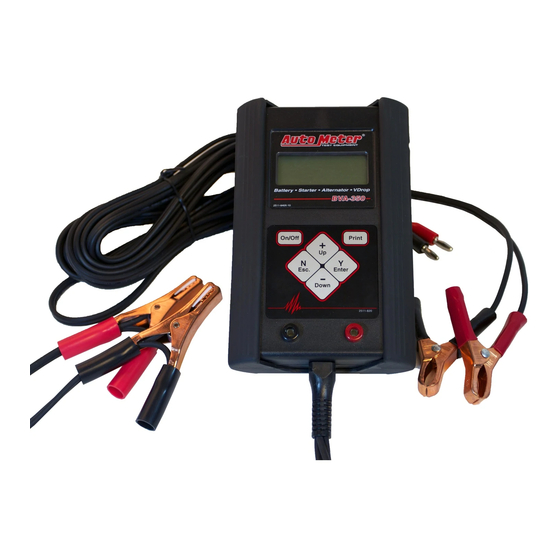 Auto Meter bva-350 Operator's Manual