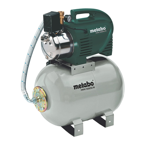 Metabo HWW 5500/50 M Original Operating Instructions