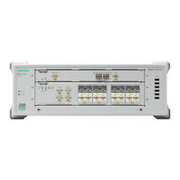 Anritsu MP2110A BERTWave Operation Manual