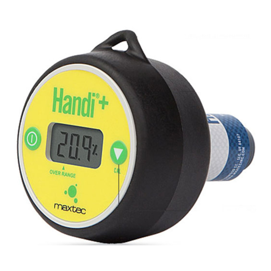 Maxtec Handi+ Operating Manual & Instructions For Use