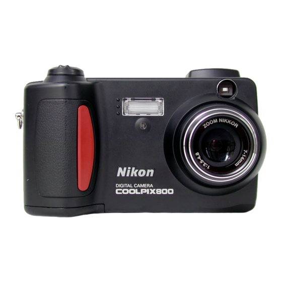 Nikon CoolPix 800 User Manual
