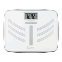 Conair WEIGHT WATCHERS BATHROOM SCALE WW66 Instructions For Use Manual