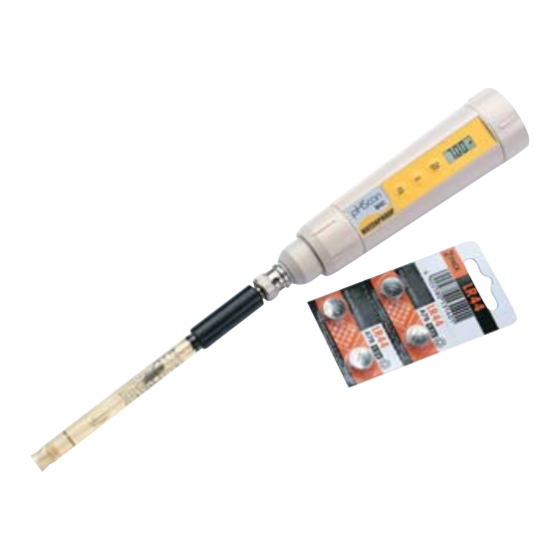EUTECH INSTRUMENTS WATERPROOF PHSCAN BNC PH TESTER Manual