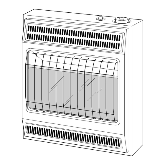 Desa Comfort Glow CGN20TA Owner's Operation And Installation Manual