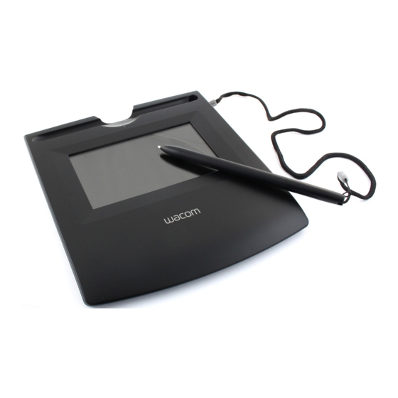 Wacom STU-520A Instruction Manual