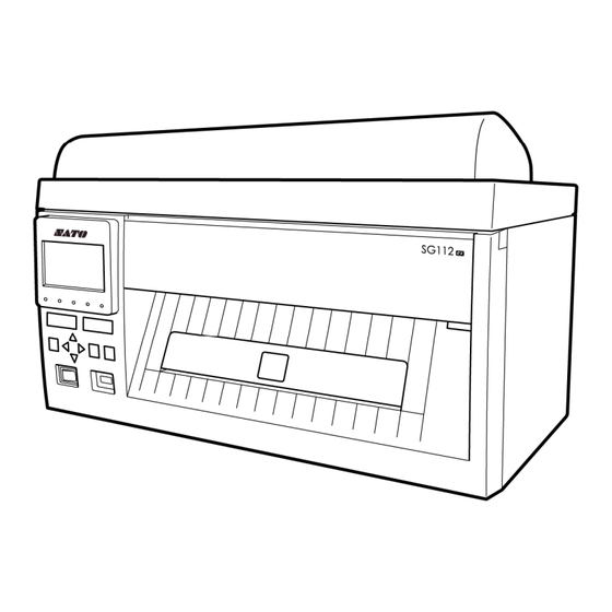 SATO SG112-ex Driver Manual