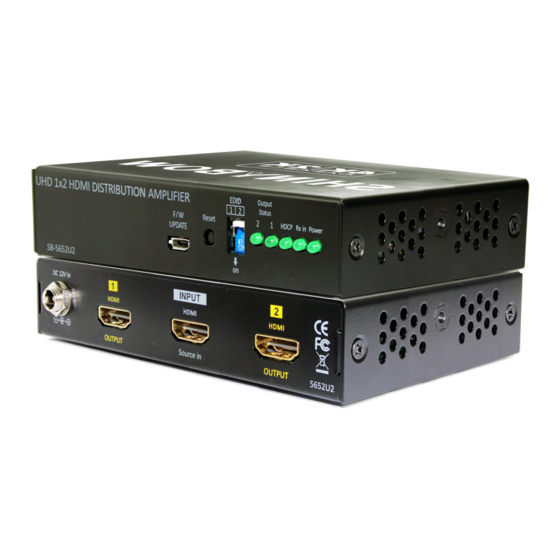Shinybow USA SB-565 U2 Series Instruction Manual