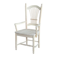 Unfinished Furniture Of Wilmington SHEAFBACK C-1622 Assembly Instructions
