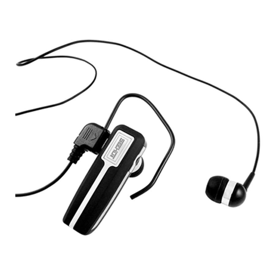 Seehot SBS-030C - Bluetooth Stereo Headset Manual