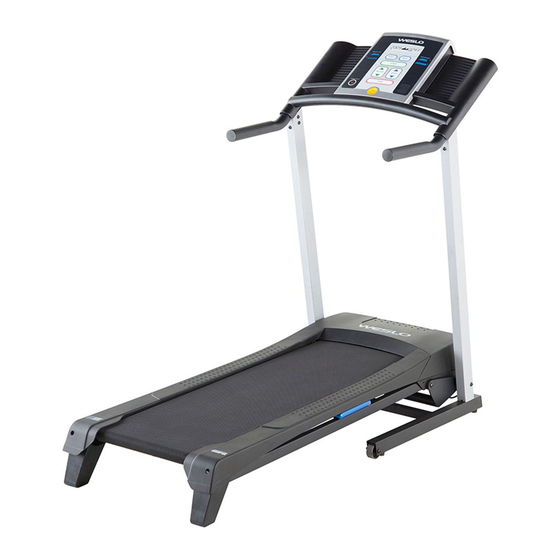Weslo Cadence 21.5 Treadmill Manuel De L’utillsateur Manual