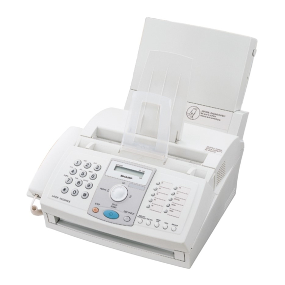 Sharp FO-3150 Operation Manual