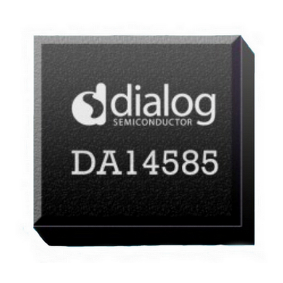 Dialog Semiconductor DA14585 User Manual