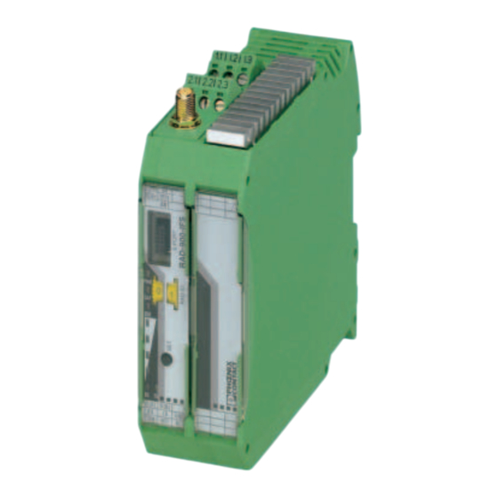 Phoenix Contact RAD-900-IFS Manual