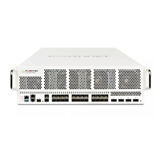 Fortinet FortiGate-6000F Series System Manual