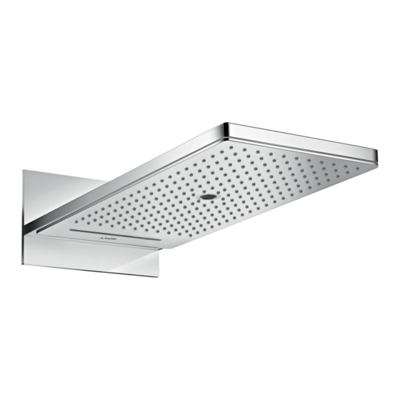 Hans Grohe AXOR 250 / 580 3jet 35283007 Instructions For Use/Assembly Instructions