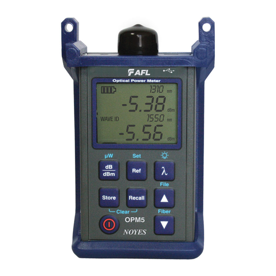 Noyes AFL OPM5-2D Manuals