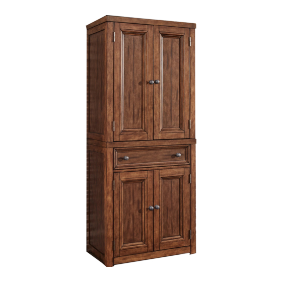 Home Styles Pantry 88 5549 652 Assembly Instructions Manual