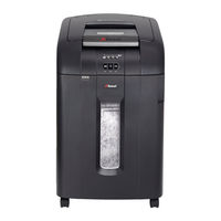 Rexel AUTO+ 600X Instruction Manual